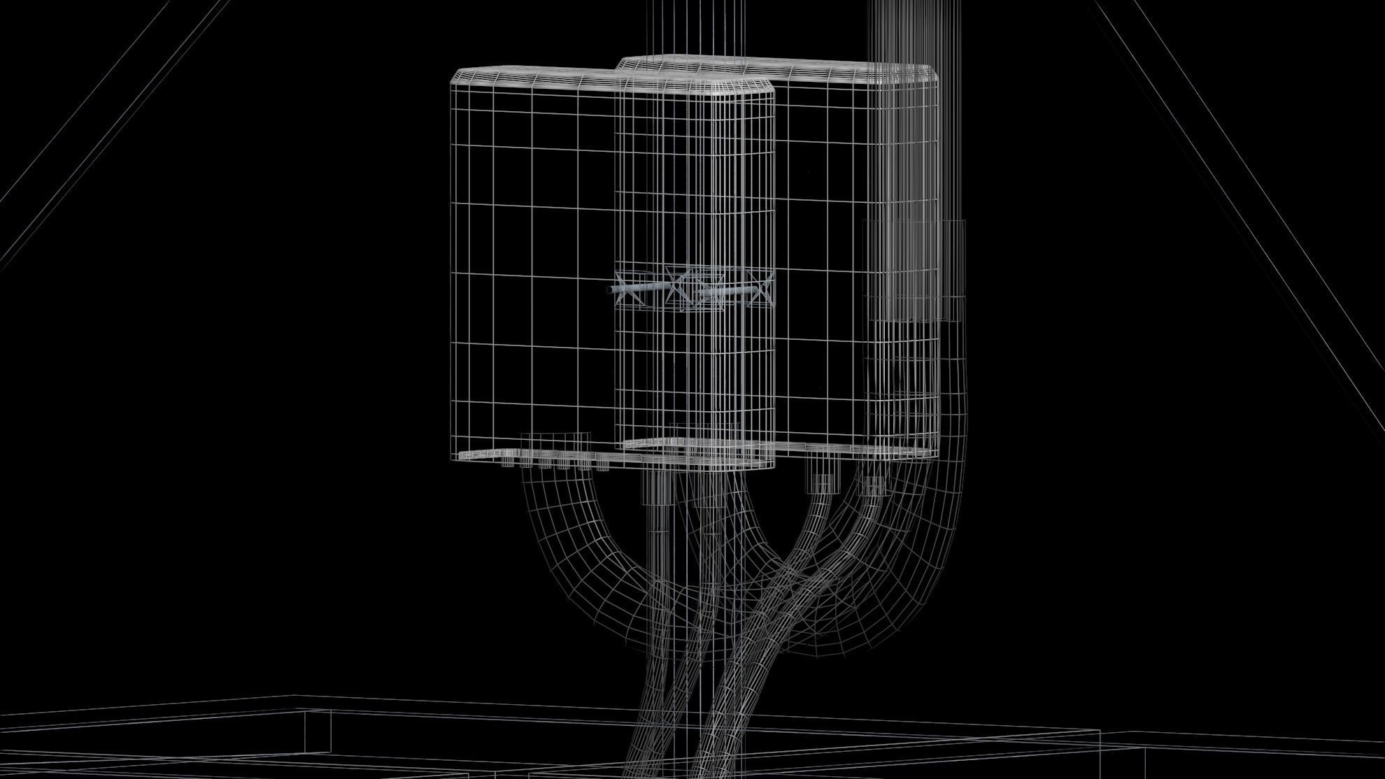 Rooftop Cell Phone Tower 3 3D model_11