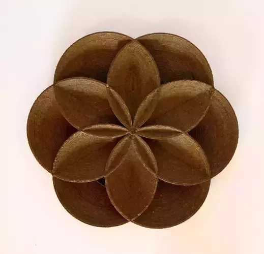 Rosace Tray Vide-Poche Free 3D print model