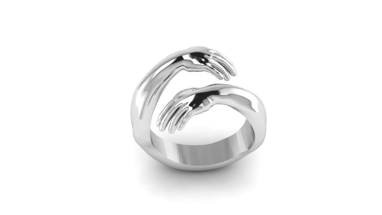Hand Rings 3D print model_2