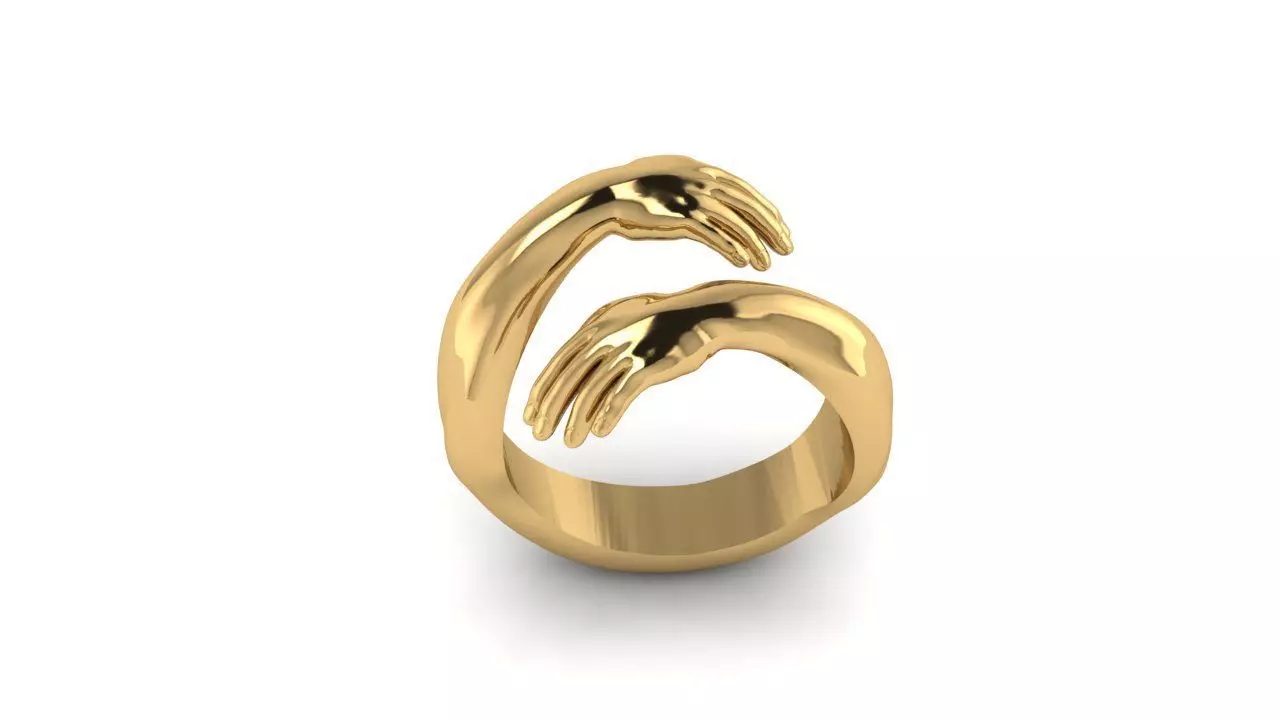 Hand Rings 3D print model_0