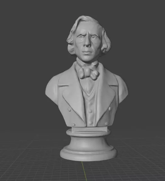 Frederic Chopin 3D print model_3