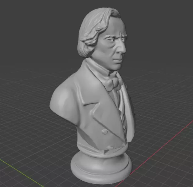Frederic Chopin 3D print model_18