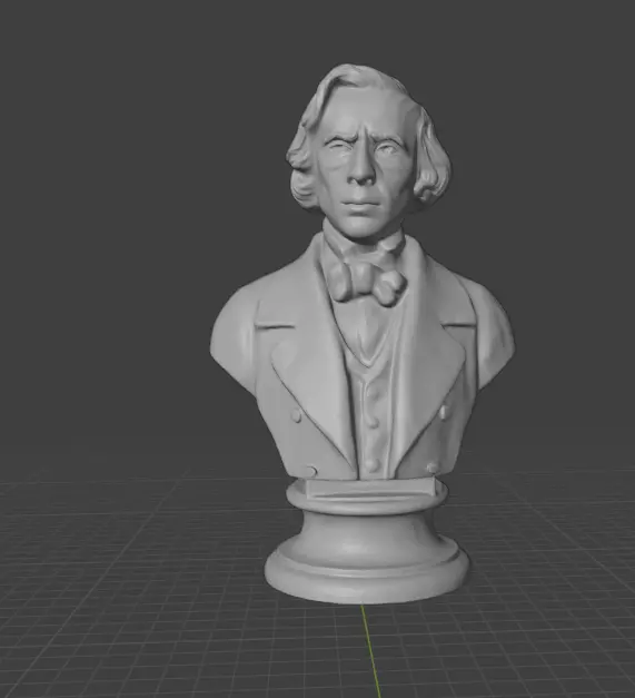 Frederic Chopin 3D print model_7