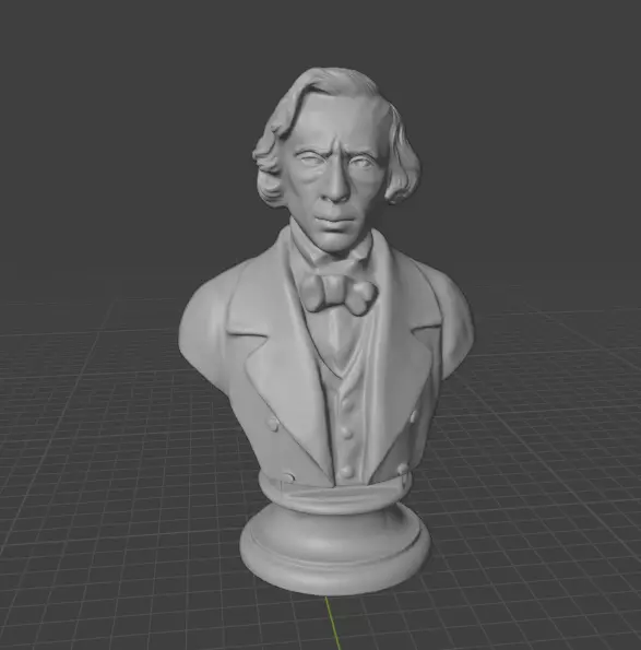 Frederic Chopin 3D print model_5