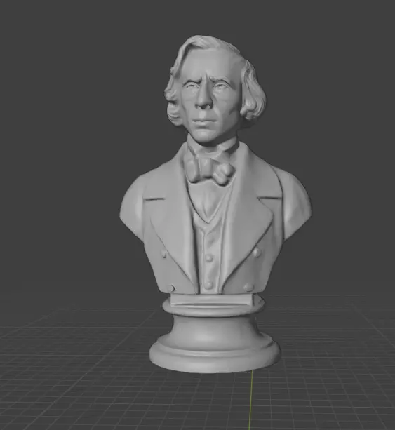 Frederic Chopin 3D print model_6
