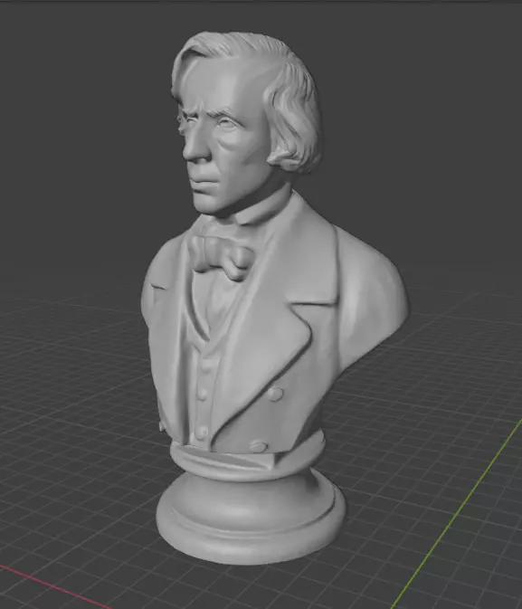 Frederic Chopin 3D print model_10
