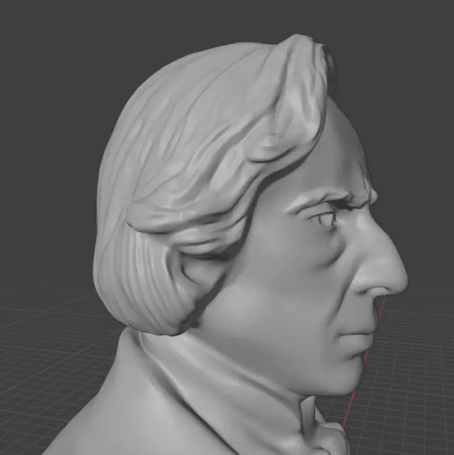 Frederic Chopin 3D print model_25