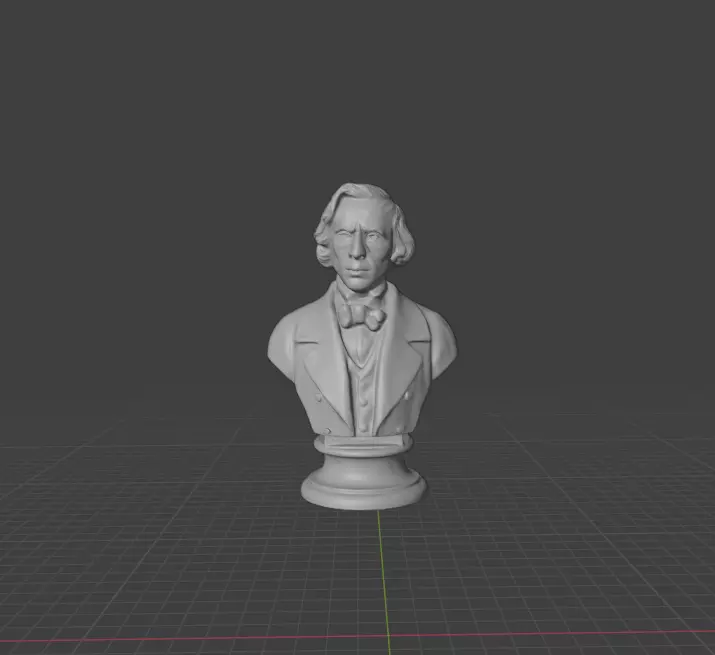 Frederic Chopin 3D print model_0