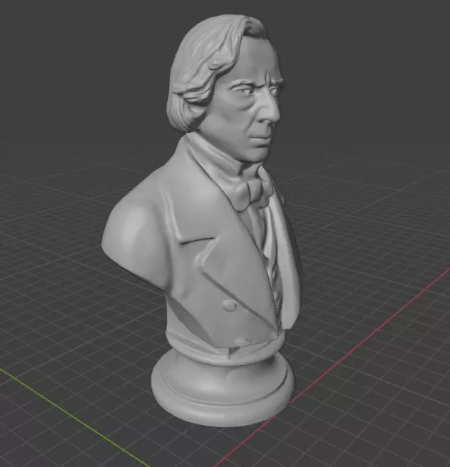 Frederic Chopin 3D print model_14