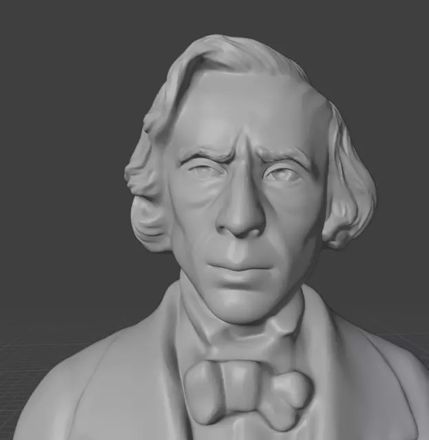 Frederic Chopin 3D print model_16