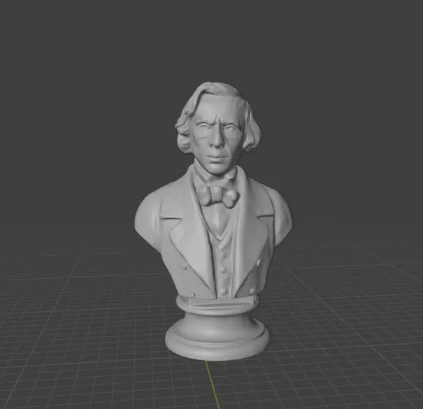 Frederic Chopin 3D print model_2