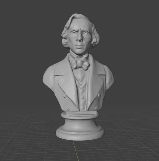 Frederic Chopin 3D print model_1
