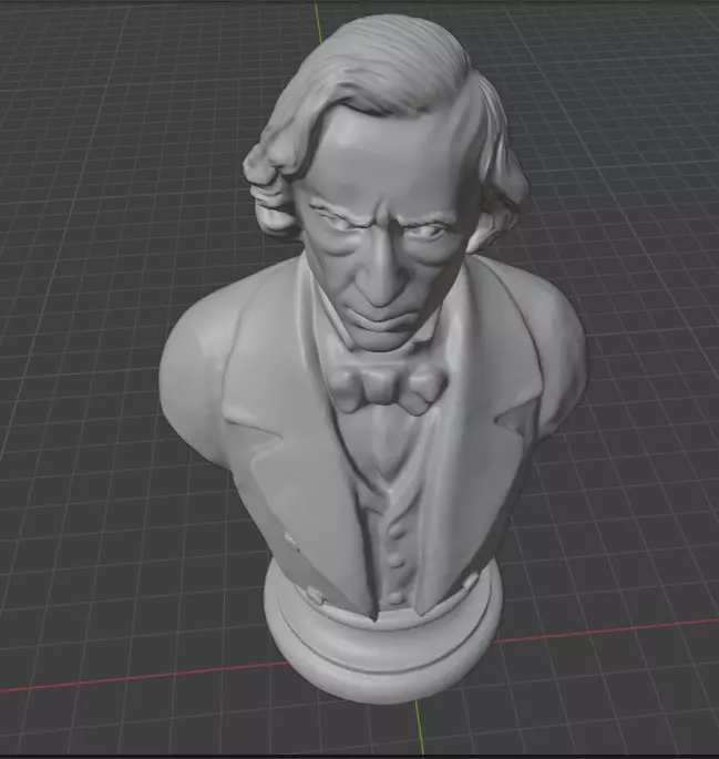 Frederic Chopin 3D print model_24