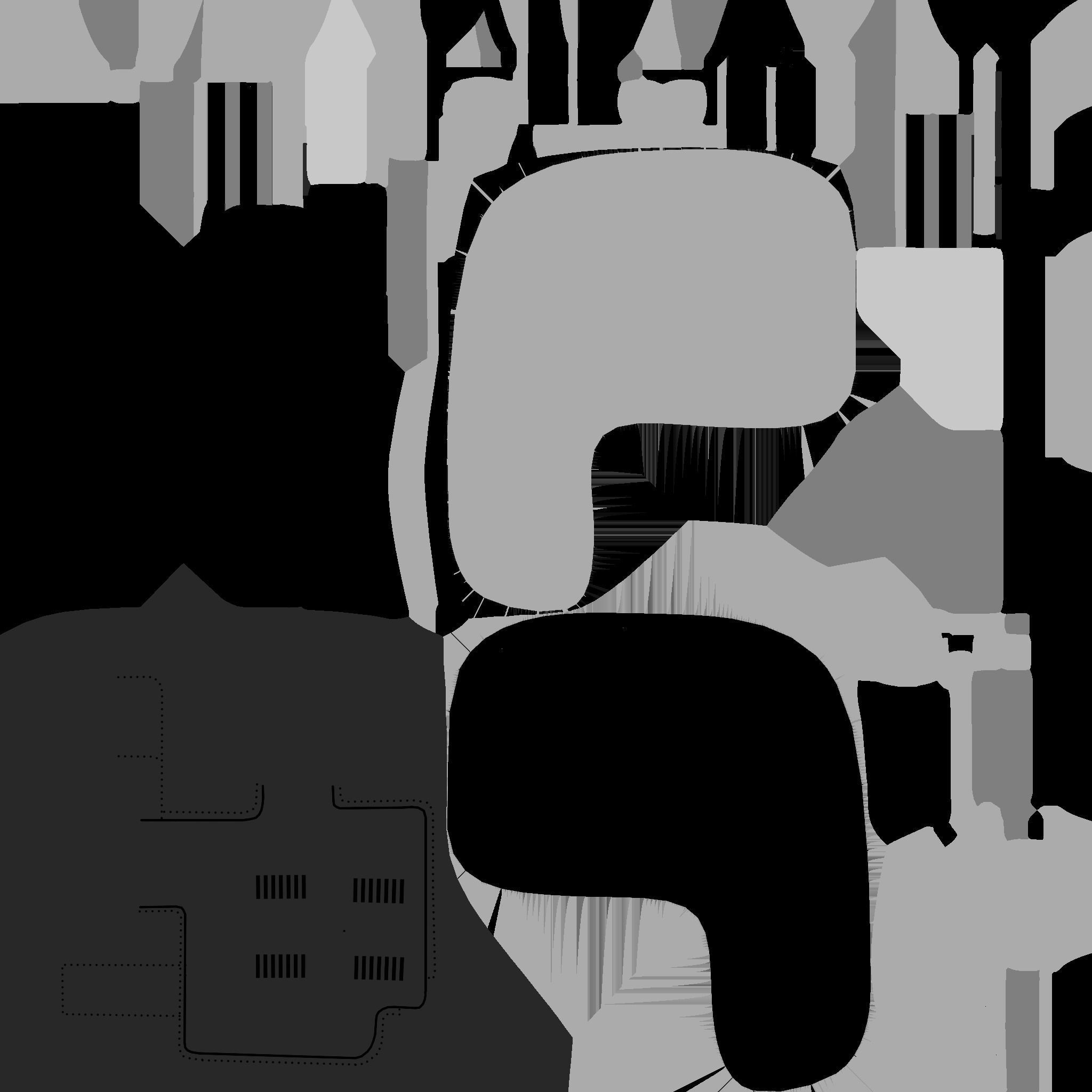 SciFi Gas Station A01 White Blue - Sci Fi Exterior Design Low-poly 3D model_26