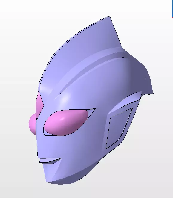 Ultraman Evil Tiga 3D print model