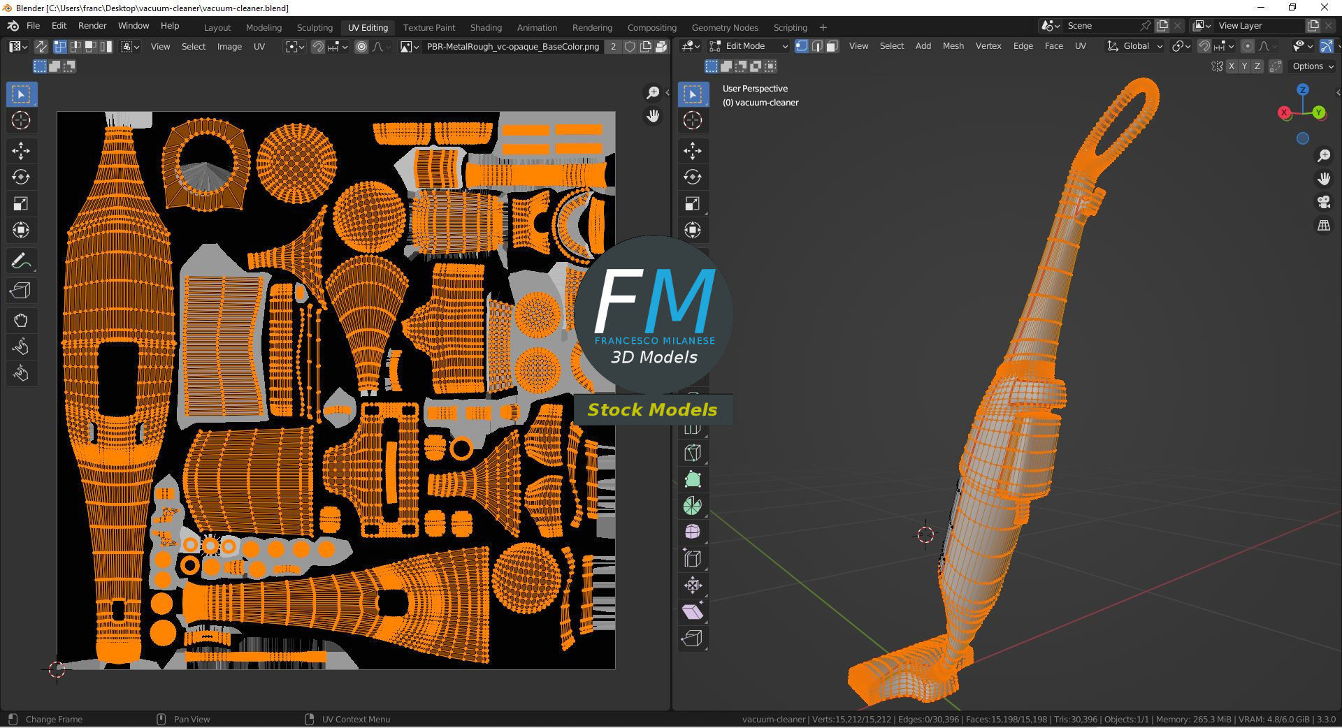 Vacuum cleaner 3D model_10