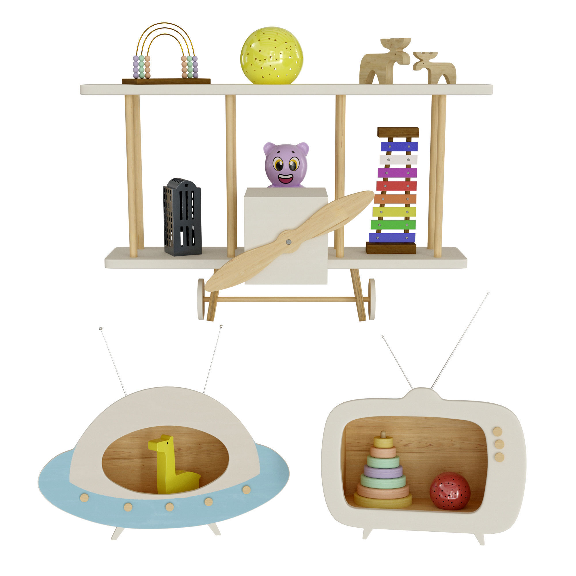 Shelves Up Warsaw 3D model_1