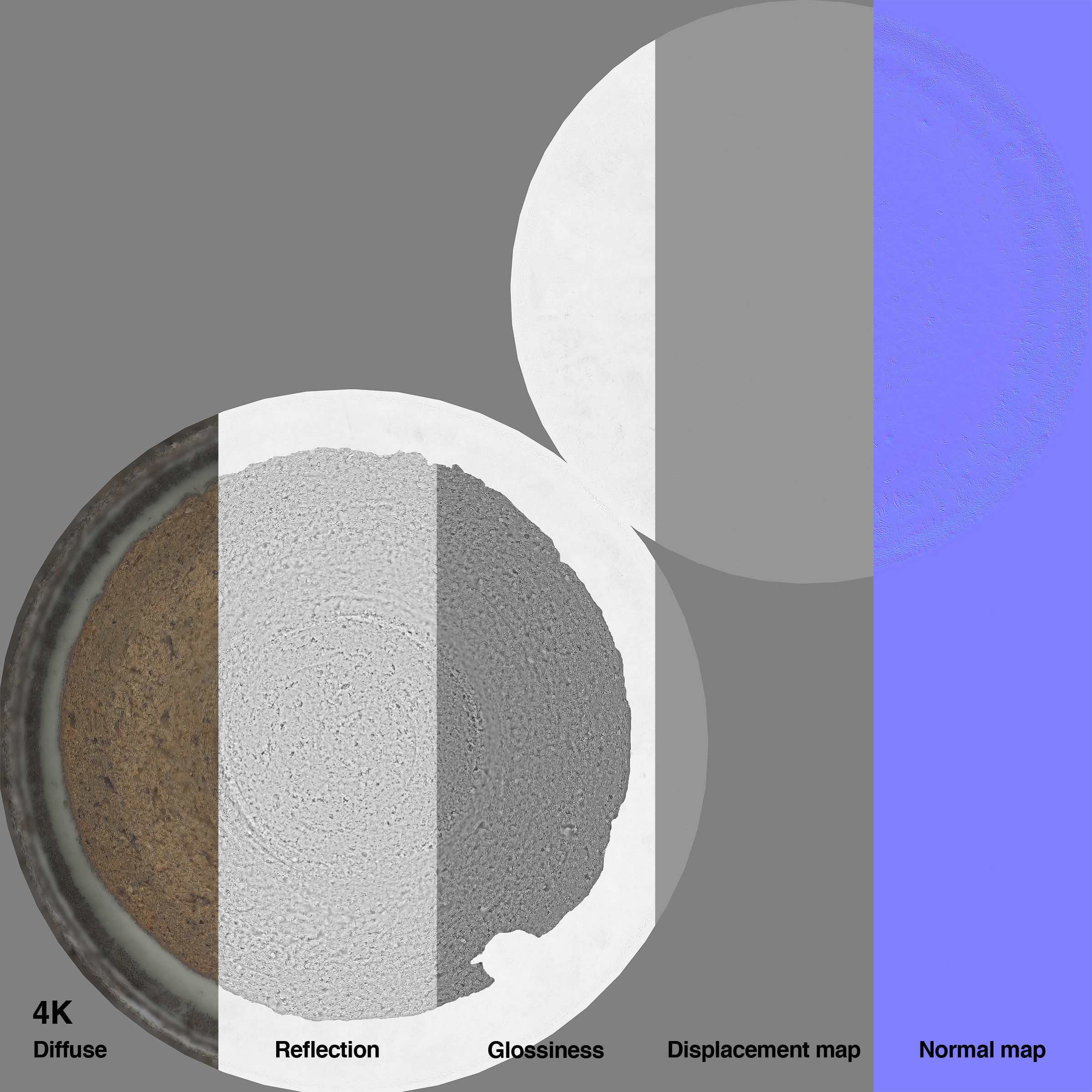 Japanese Tableware Set 5 Low-poly 3D model_21