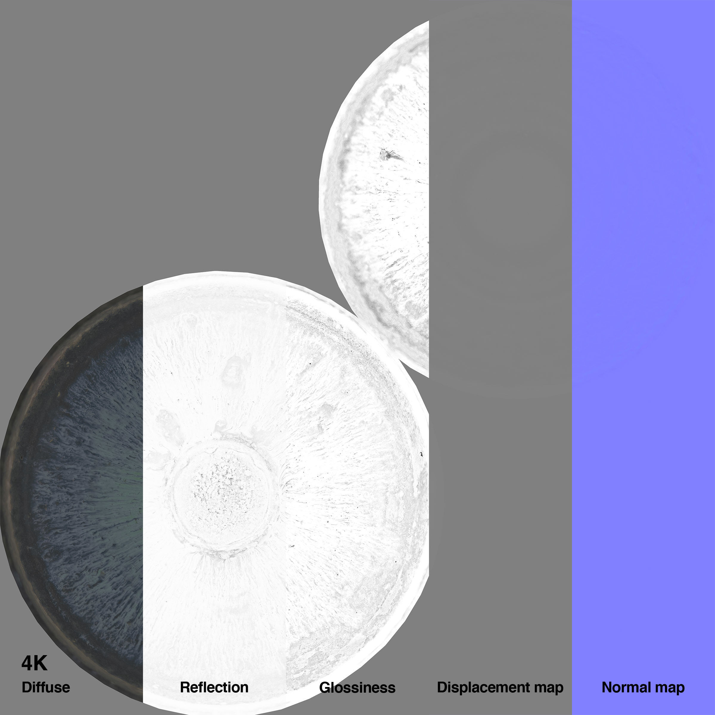 Japanese Tableware Set 6 - sake cup Low-poly 3D model_27