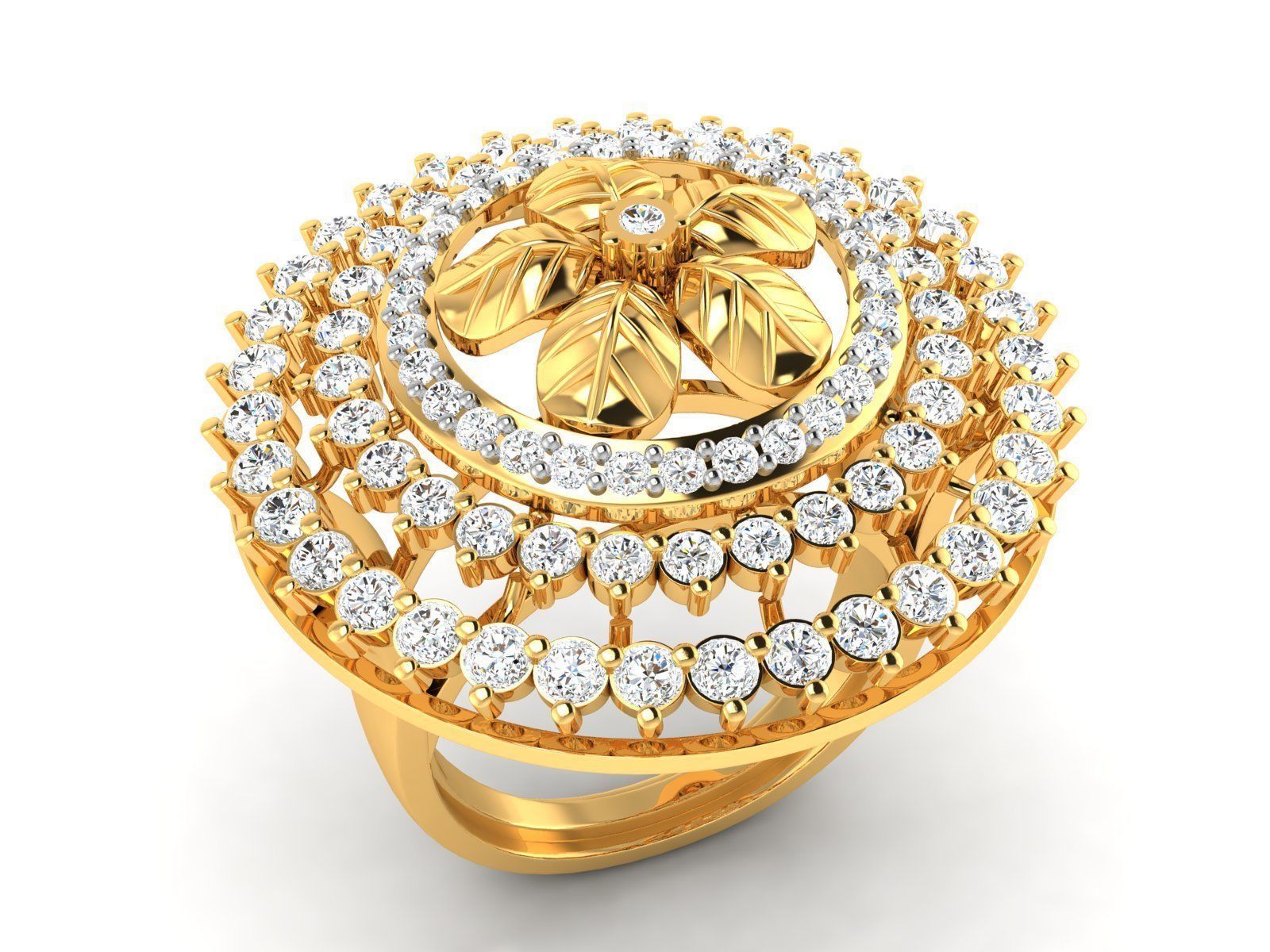 Women Ring 3D print model_2