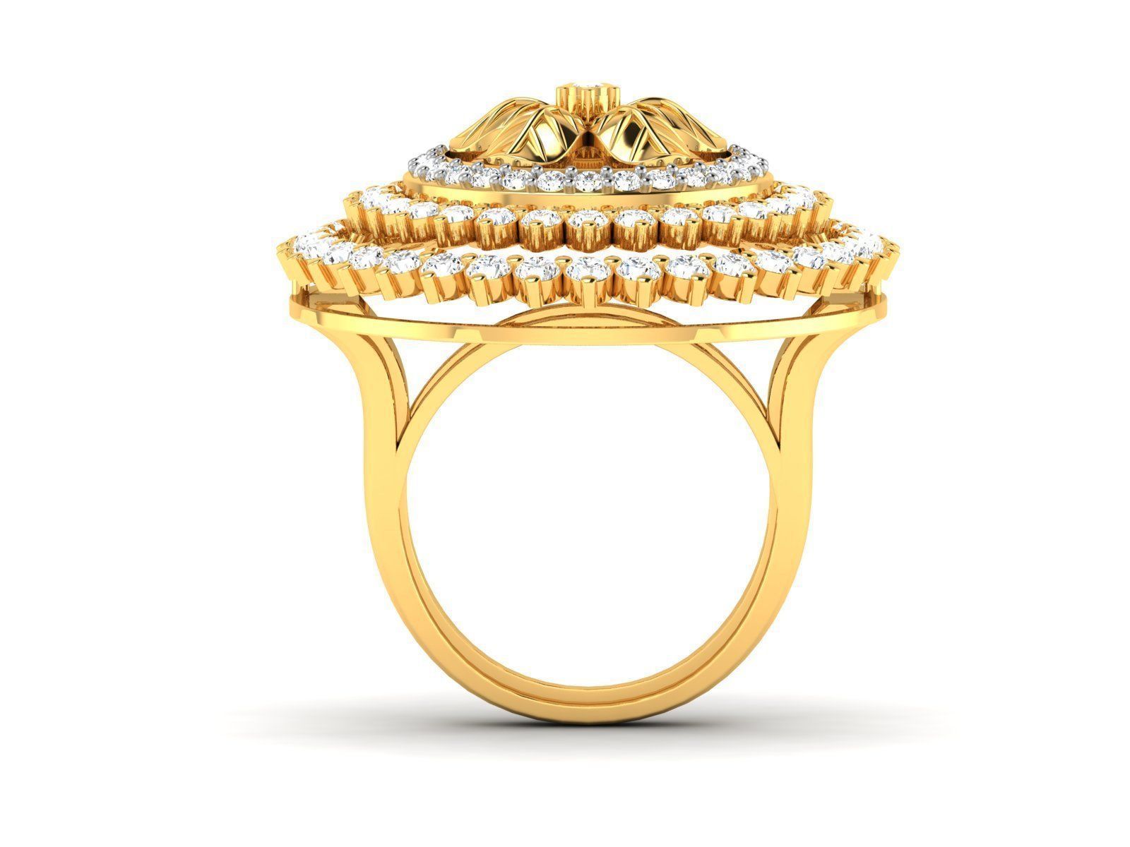 Women Ring 3D print model_3