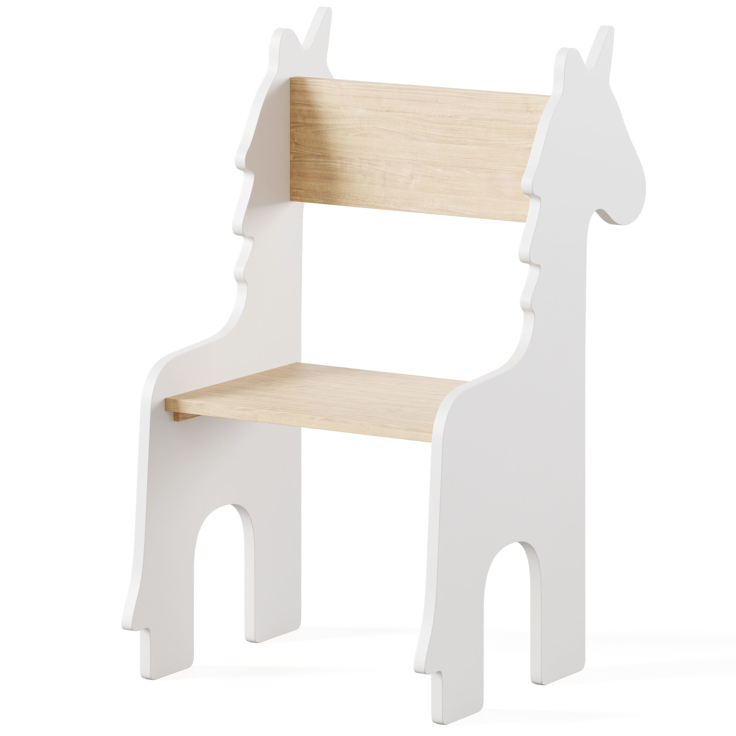 Table and Children Animal Chairs by THE HOME DECO FACTORY 3D model_2