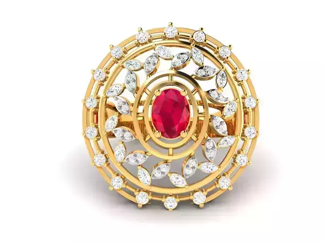 Women Ring 3D print model