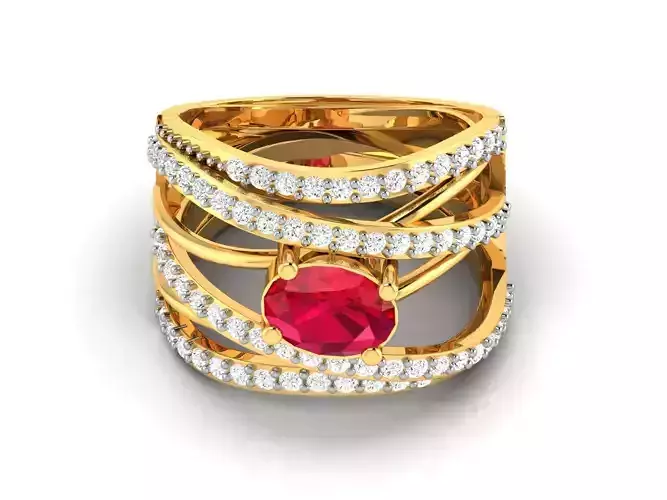 Women Ring 3D print model