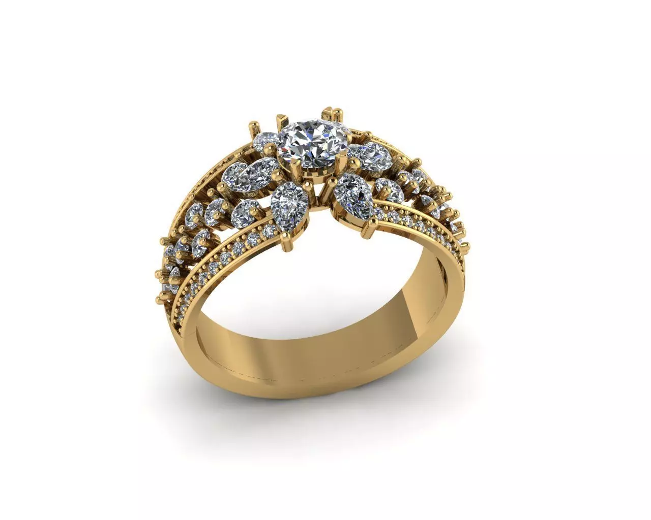 Rings 3D print model_0