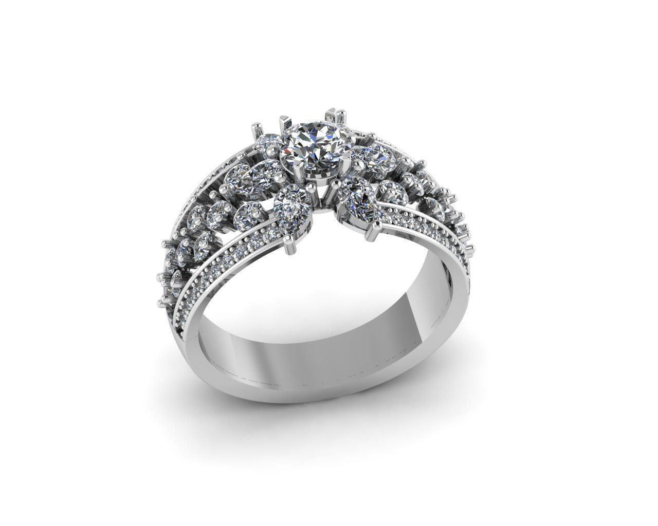 Rings 3D print model_1