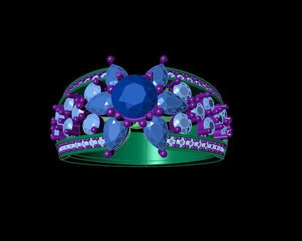 Rings 3D print model_3