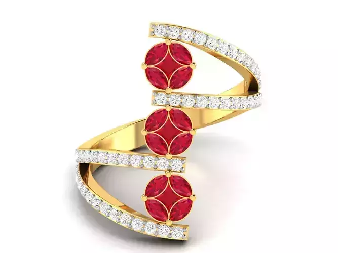 Women Ring 3D print model