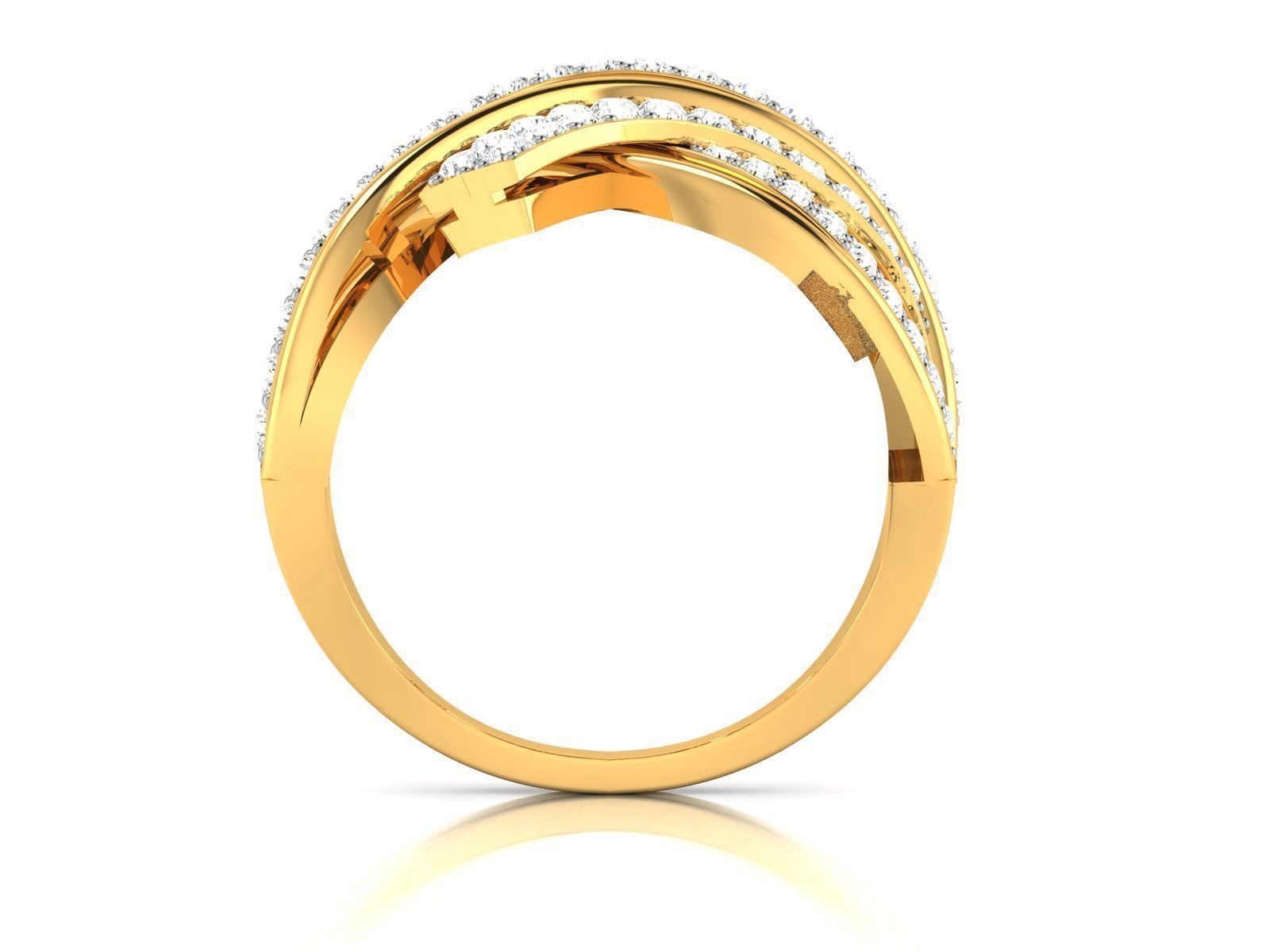 Women Ring 3D print model_2