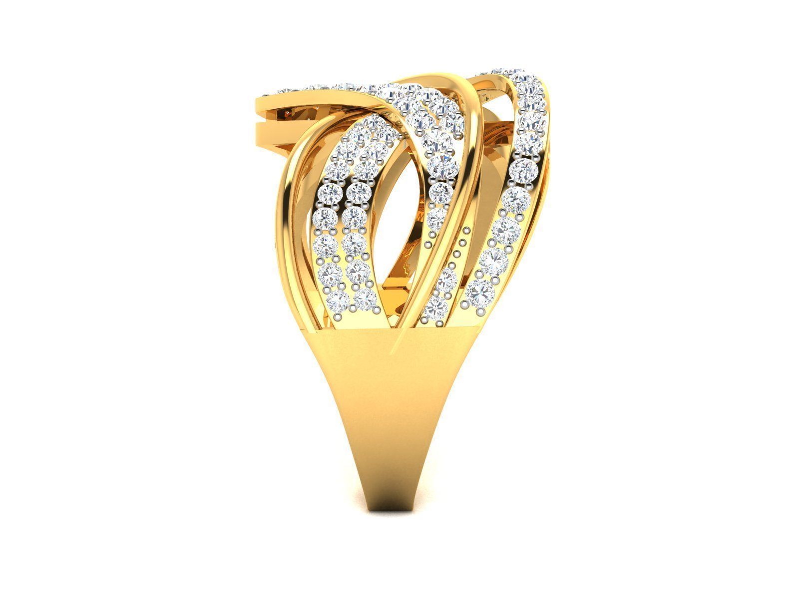 Women Ring 3D print model_3