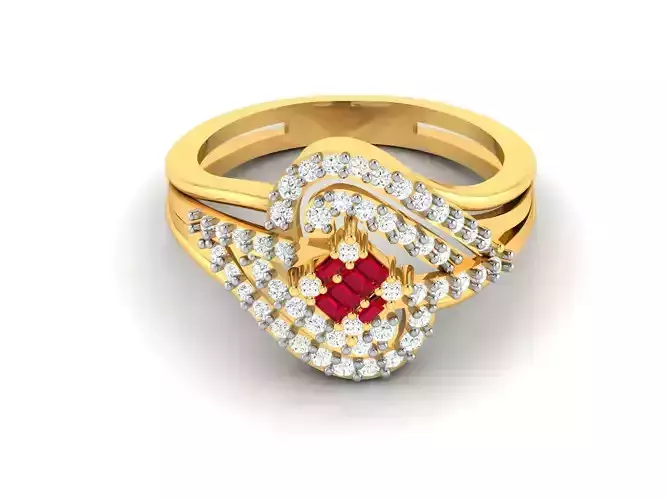 Women Ring 3D print model
