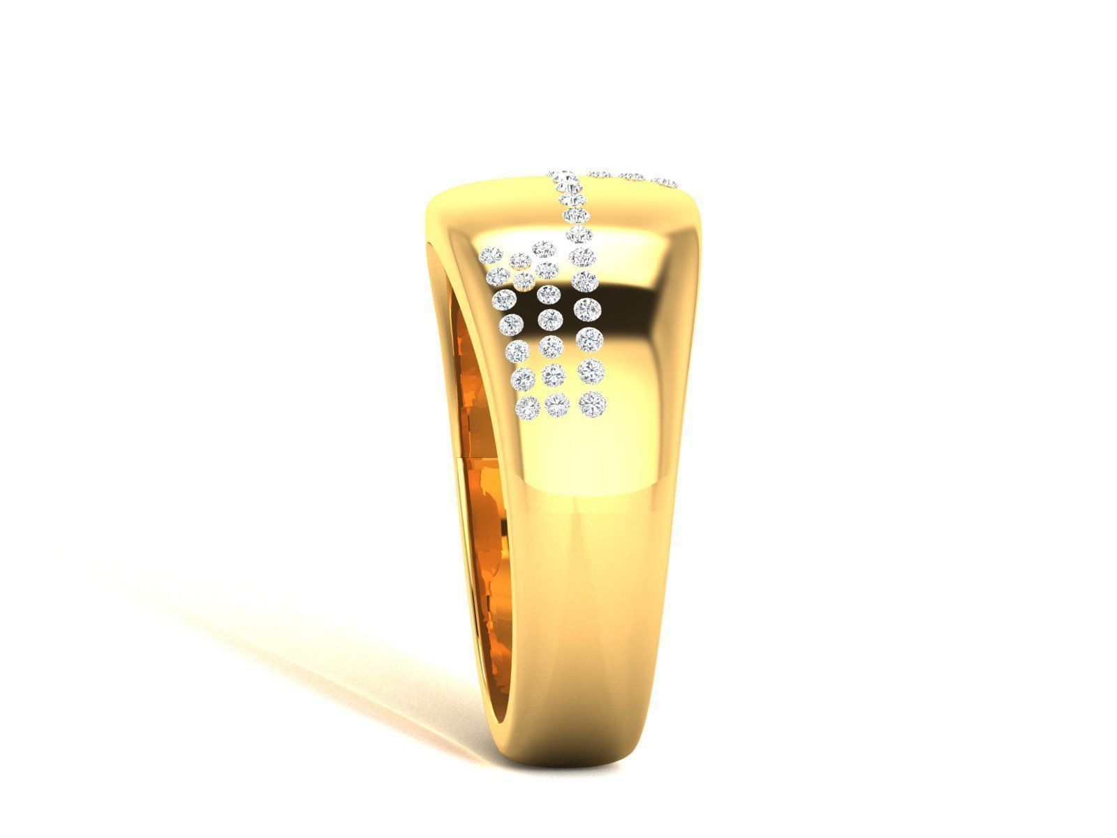 Women Ring 3D print model_4