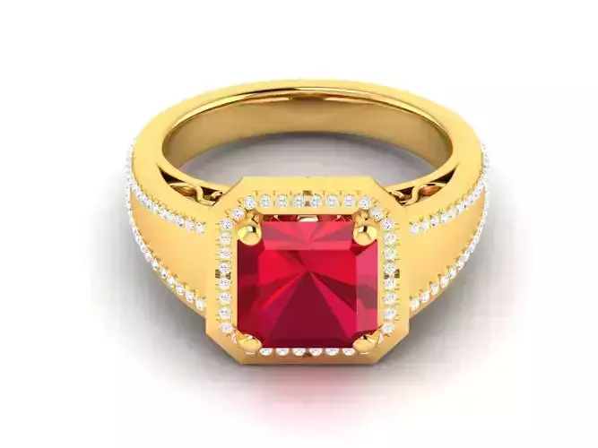 Women Ring 3D print model