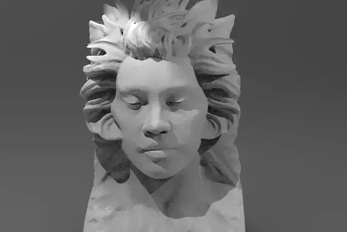 Angel Bust Art Sculpture 1