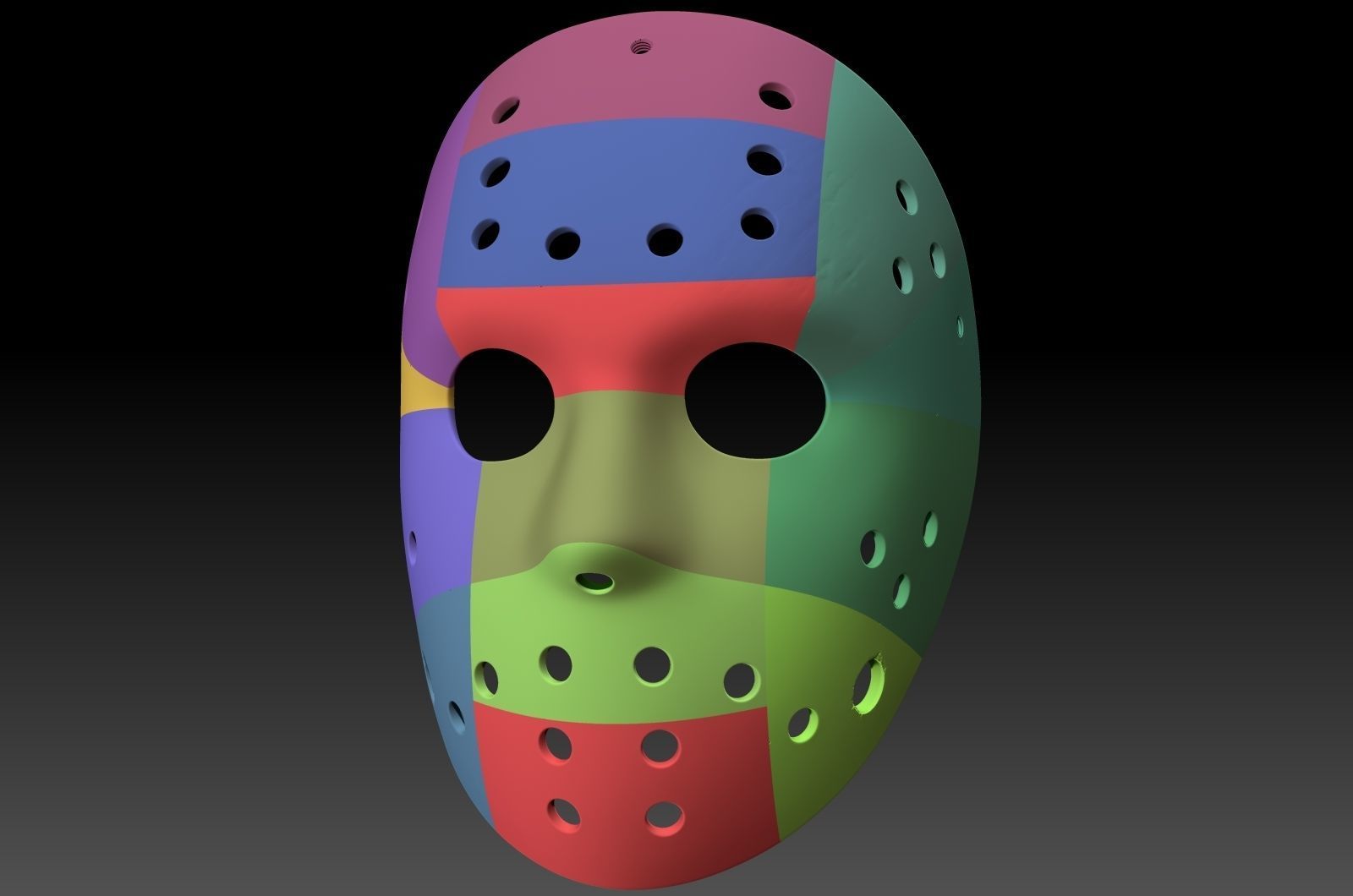  jason voorhees life scale Hockey  mask  printable high model 3D print model_15