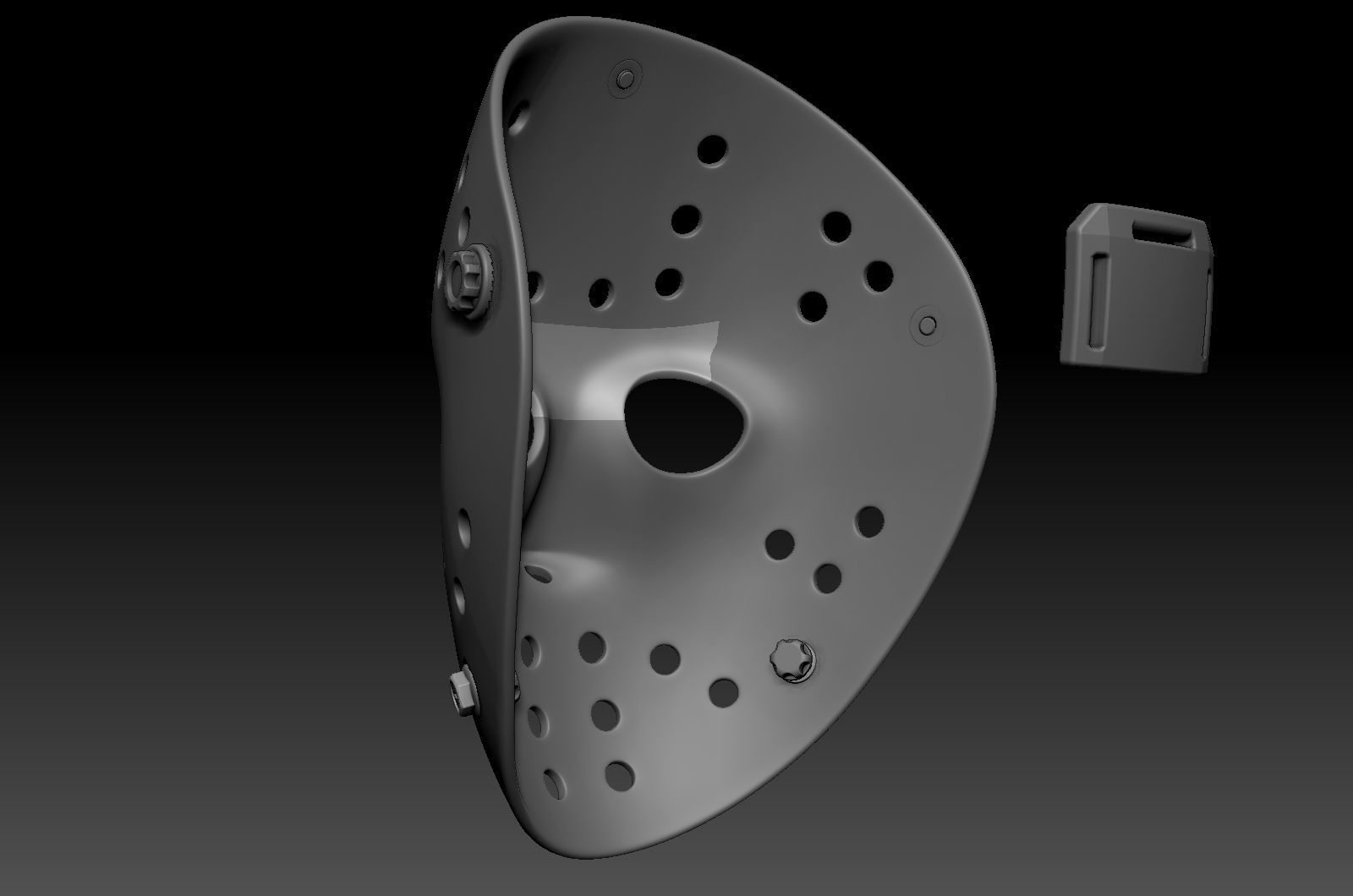  jason voorhees life scale Hockey  mask  printable high model 3D print model_19