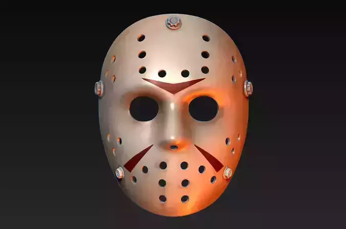  jason voorhees life scale Hockey  mask  printable high model 3D print model