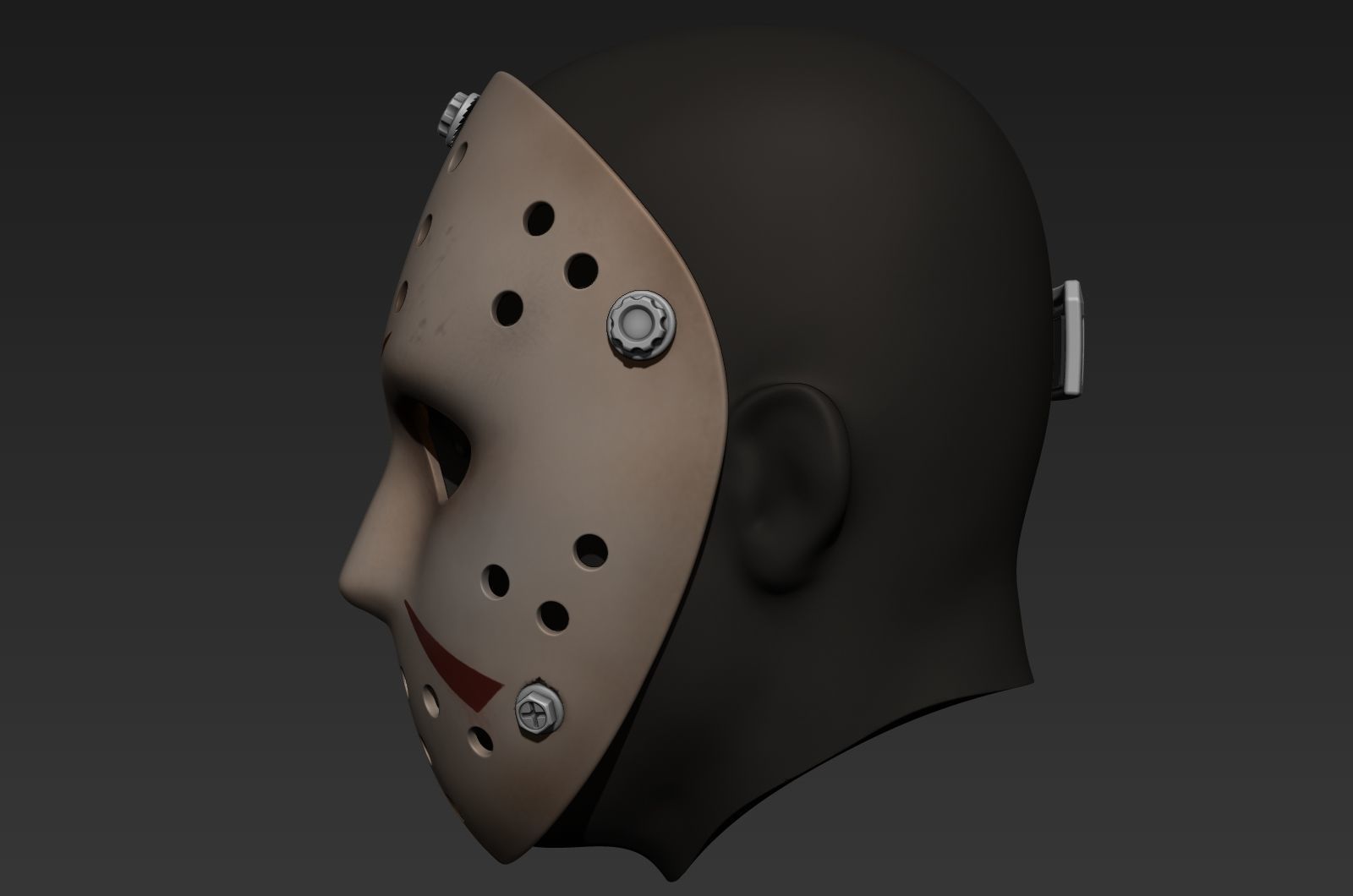  jason voorhees life scale Hockey  mask  printable high model 3D print model_22