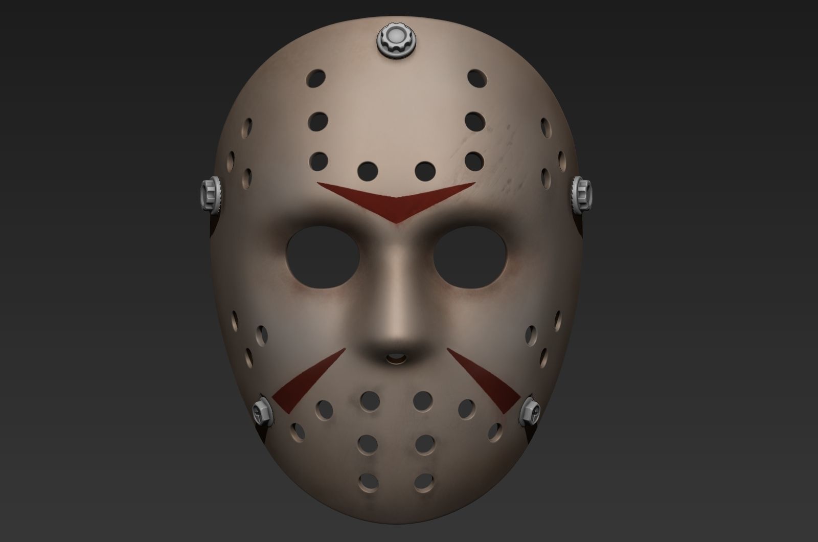  jason voorhees life scale Hockey  mask  printable high model 3D print model_1