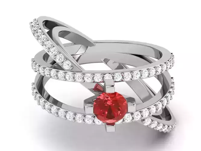 Women Ring 3D print model