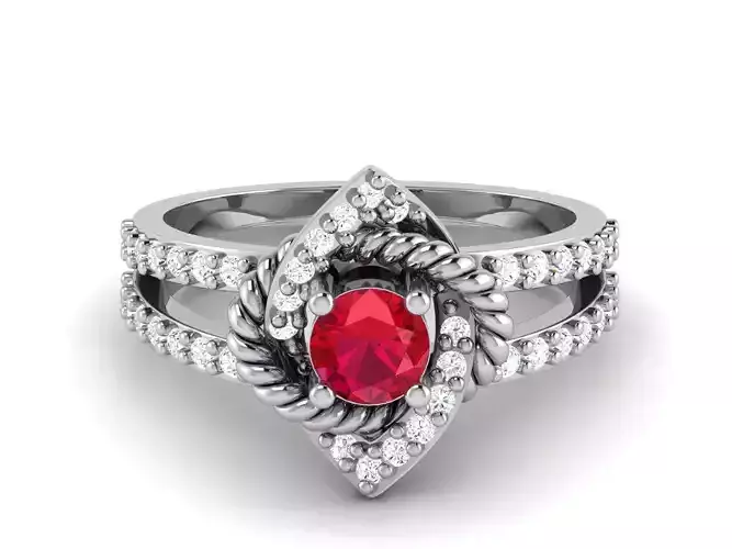 Women Ring 3D print model