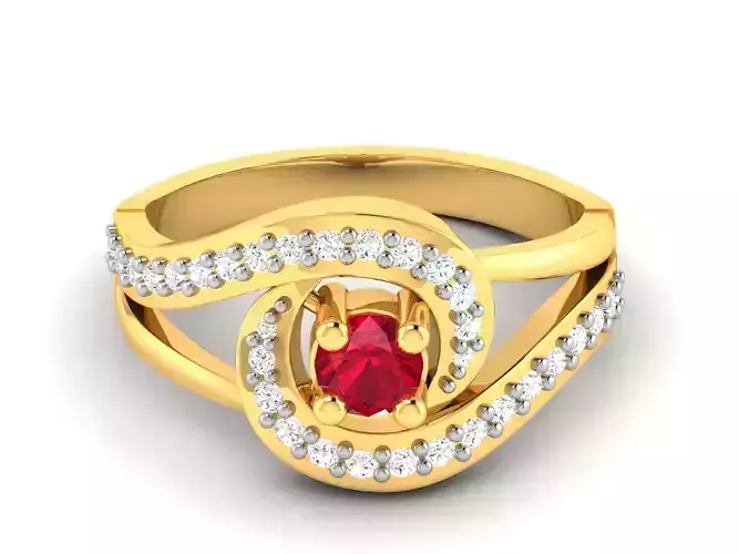 Women Ring 3D print model