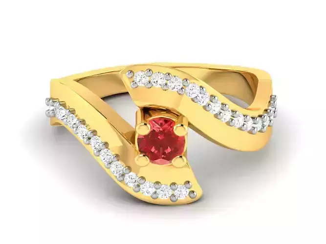 Women Ring 3D print model