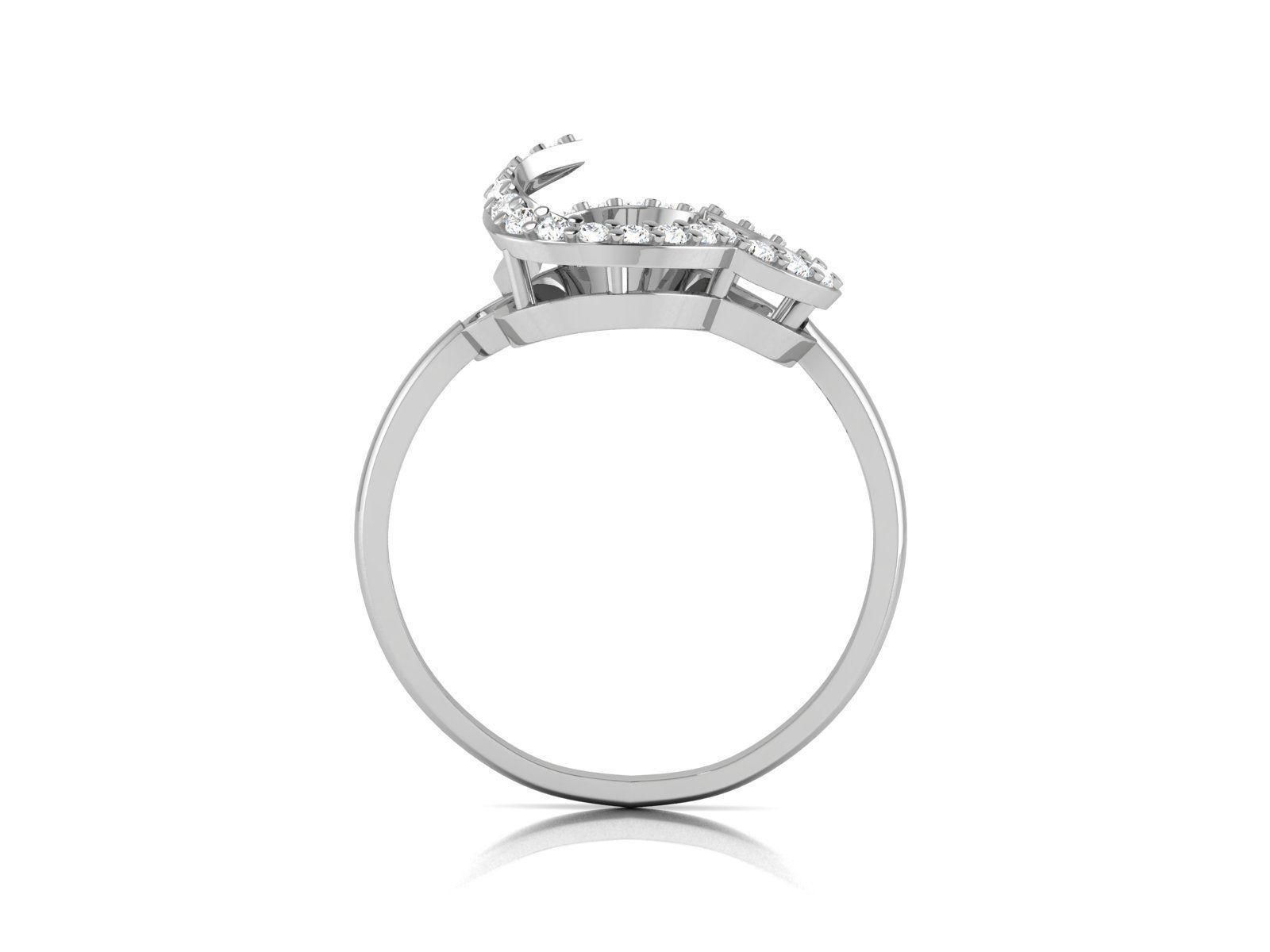 Women Ring 3D print model_2