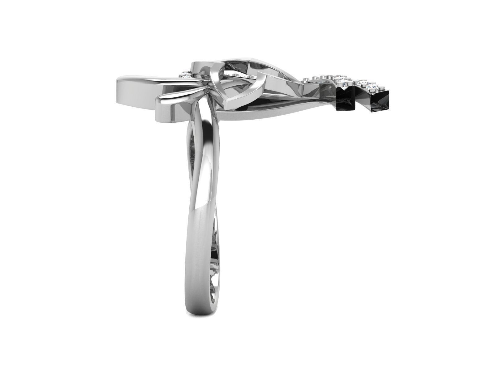 Women Ring 3D print model_2