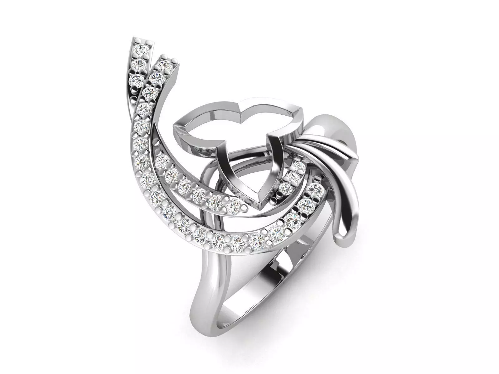 Women Ring 3D print model_0